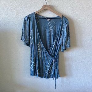 Lucky Brand Wrap Top